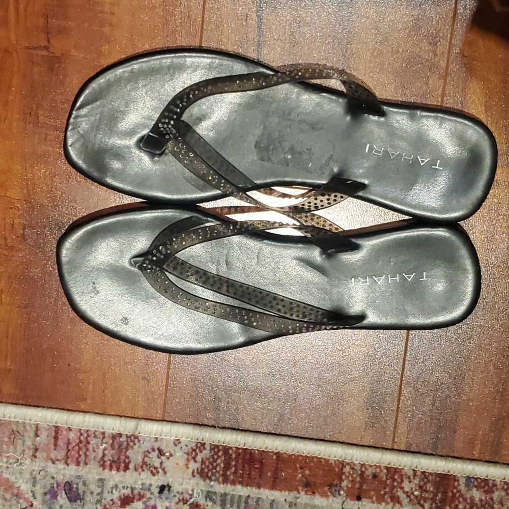 Black Flip flops
